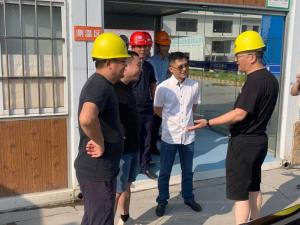 市國資委黨委委員、副主任朱輝一行赴市北31號(hào)地塊項(xiàng)目檢查“雙節(jié)”